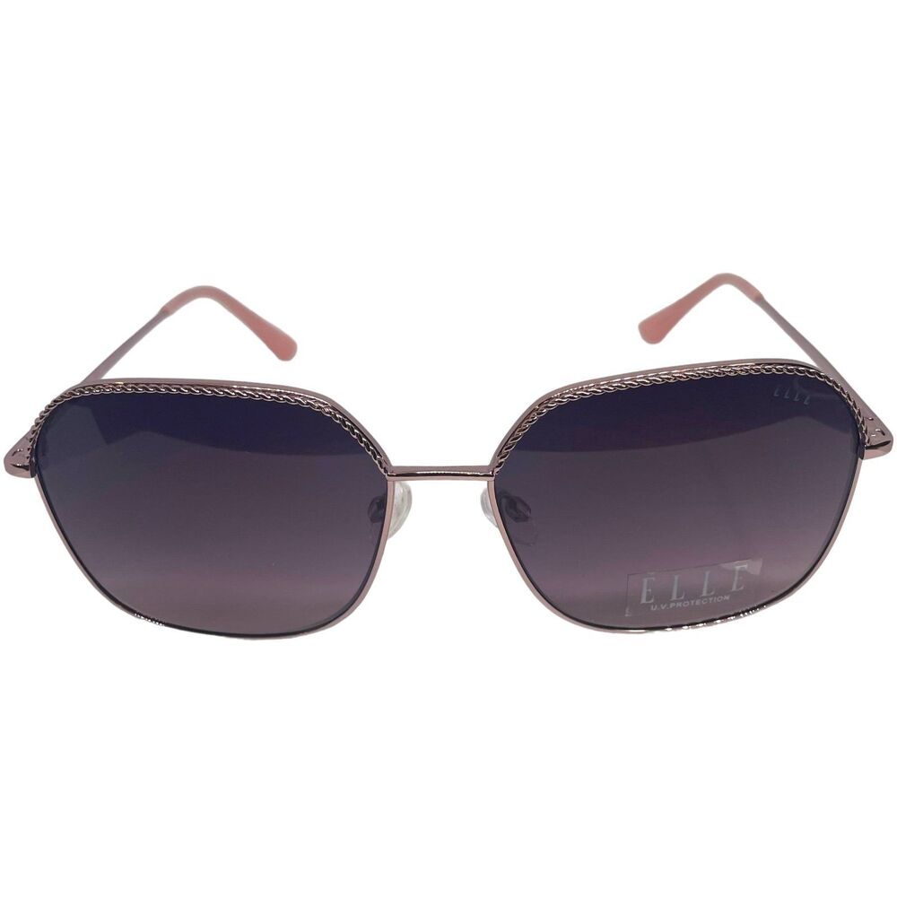 New ELLE Women Sunglasses - Rose, Metal Frame, Style - EL14906, Size 57-15-140 - Picture 10 of 10